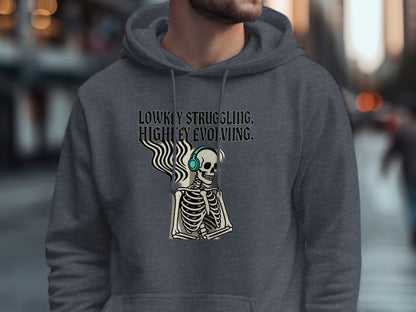 Lowkey Struggling Highly Evolving Hoodie product