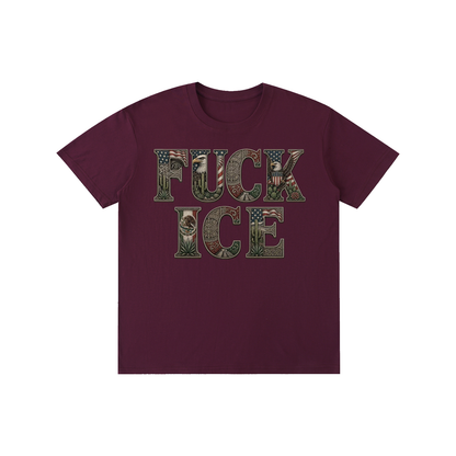 FUCK ICE with FDT Subtle The Perfect Tee; LOUDNESS Needed Now!! Pure Cotton Unisex T-Shirt