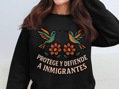 Protege y Defiende a Inmigrantes Sweatshirt Product