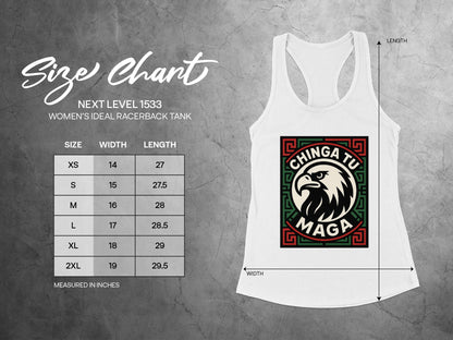 Fierce Eagle Design Women's Ideal Racerback Tank