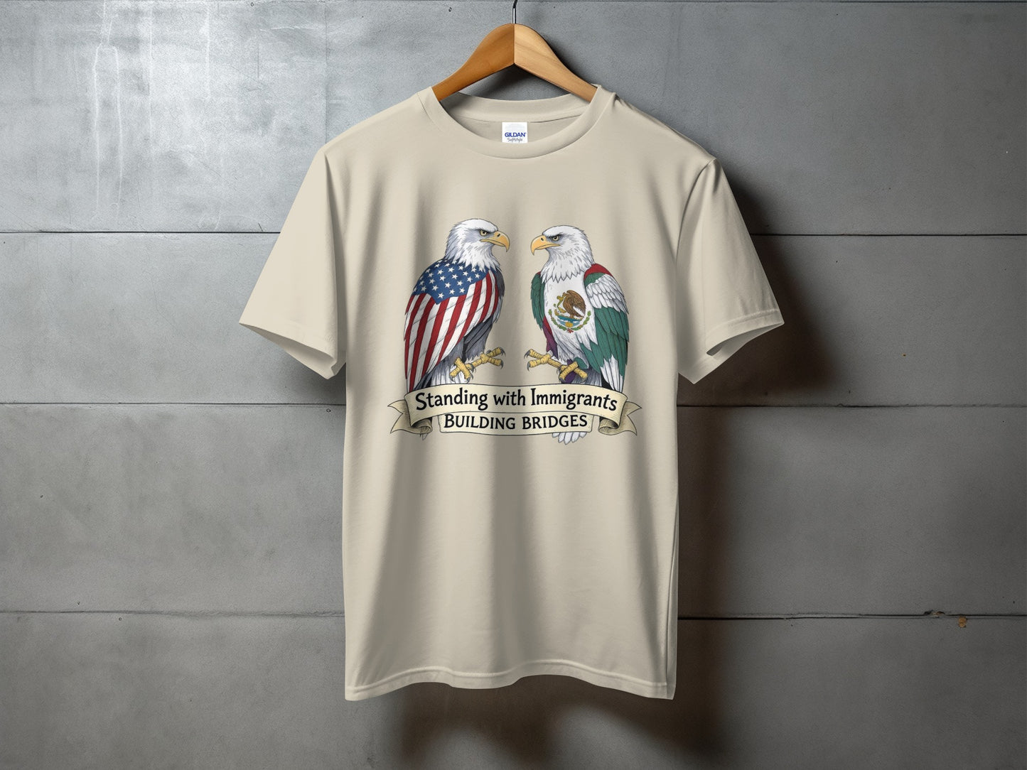 Standing with Immigrants Building Bridges t-shirt product