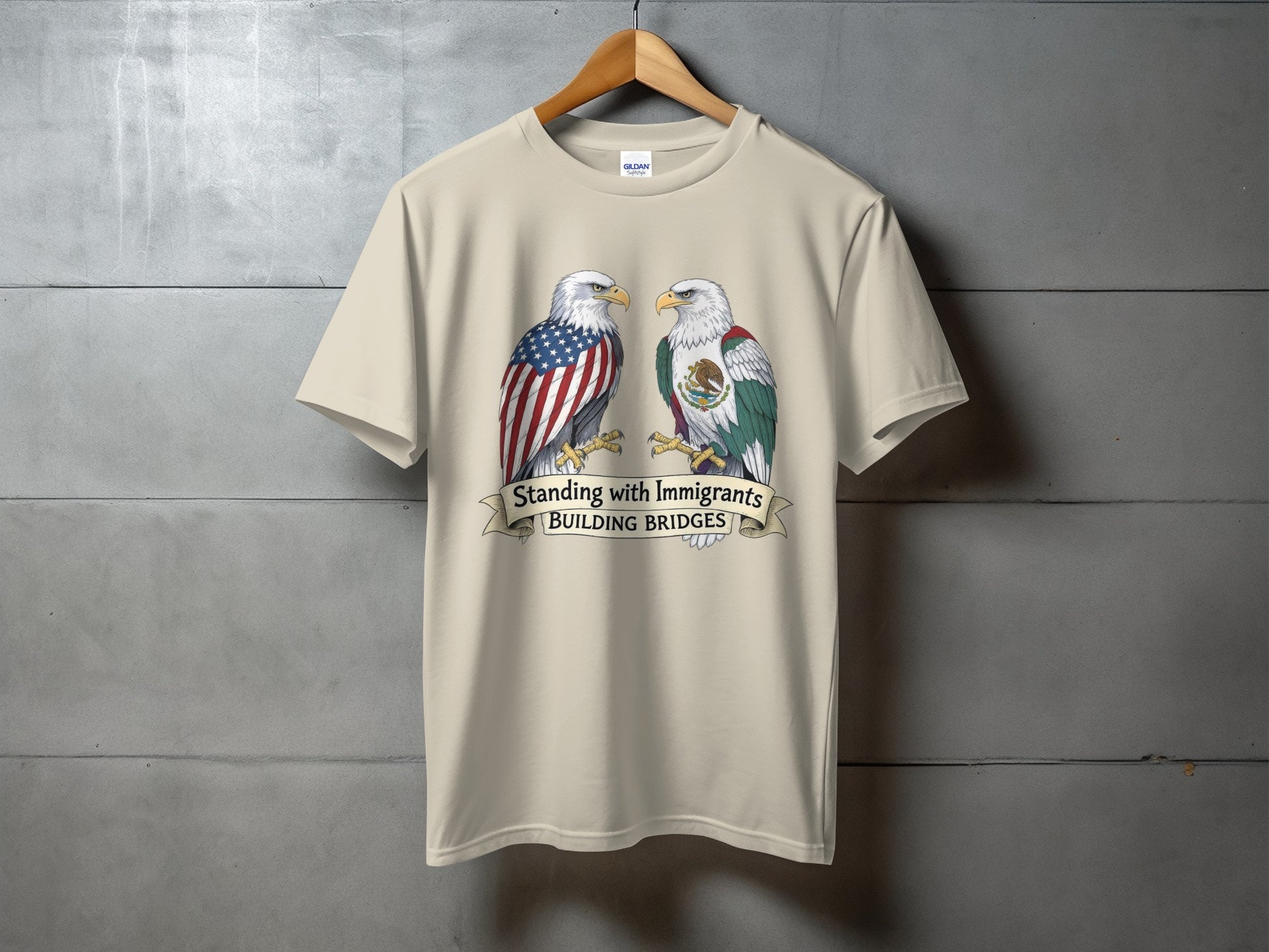 Standing with Immigrants Building Bridges t-shirt product
