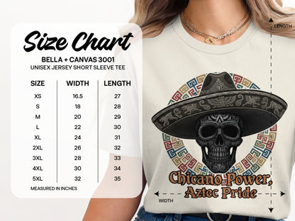 Chicano Power Aztec Pride Unisex Jersey Short Sleeve Tee
