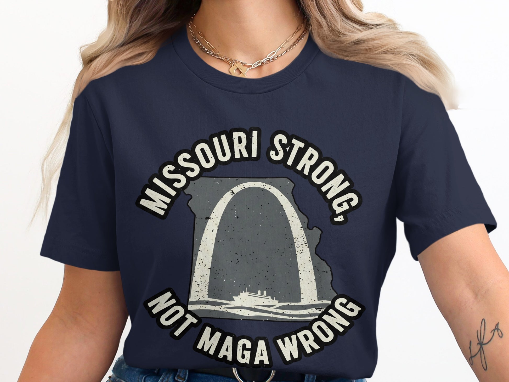 Missouri Strong Not Maga Wrong Graphic Shirt product type
