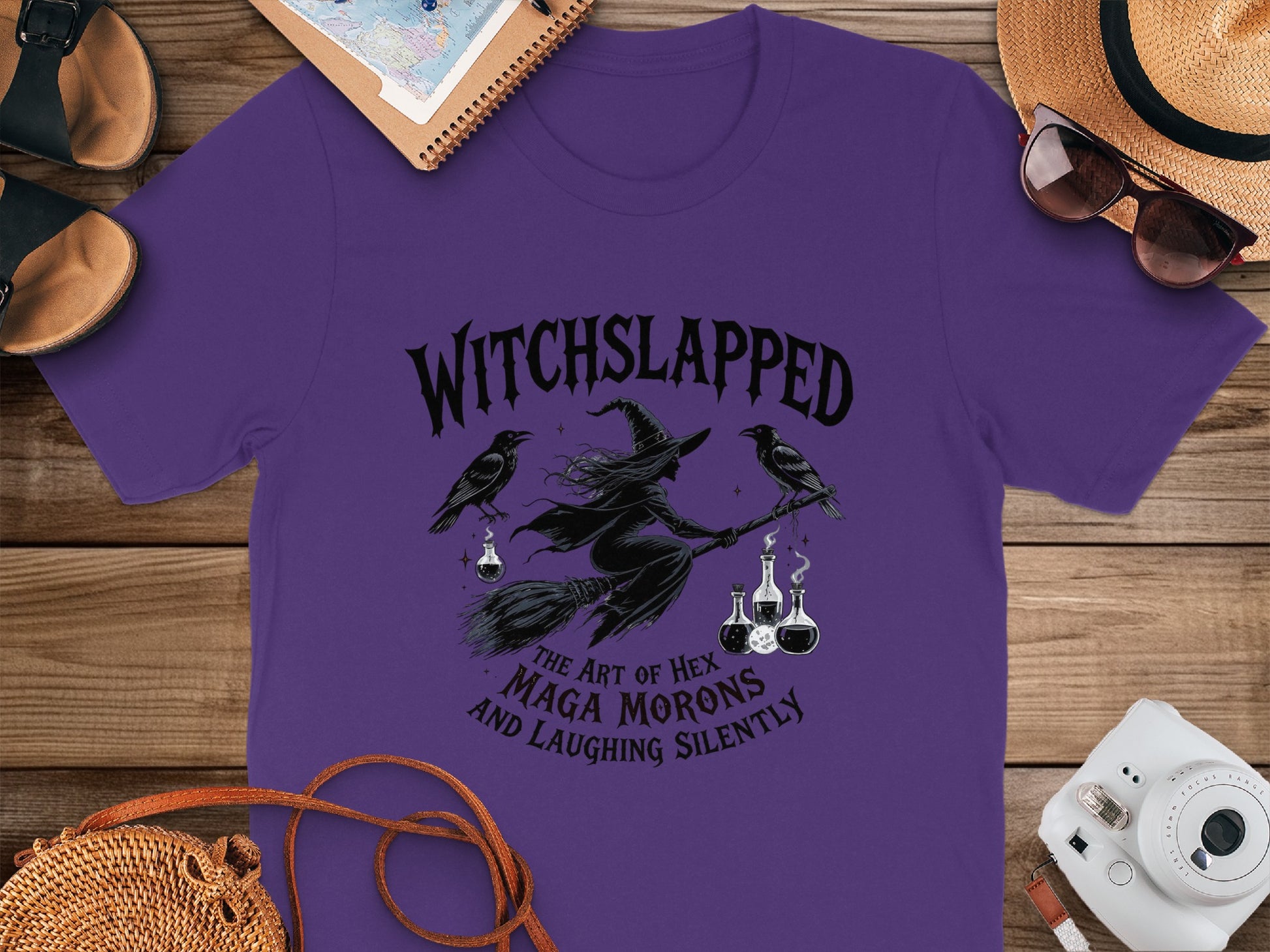 Witchslapped Maga Morons Laughing Silently T-shirt product