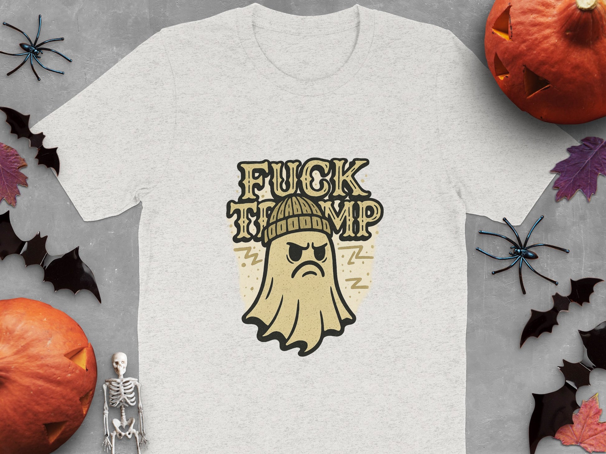 Fuck Trump Angry Ghost Graphic Tee product type