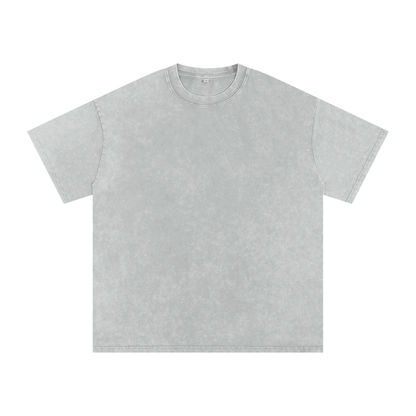 La migra me la pela Snow Washed Oversized Cotton T-Shirt