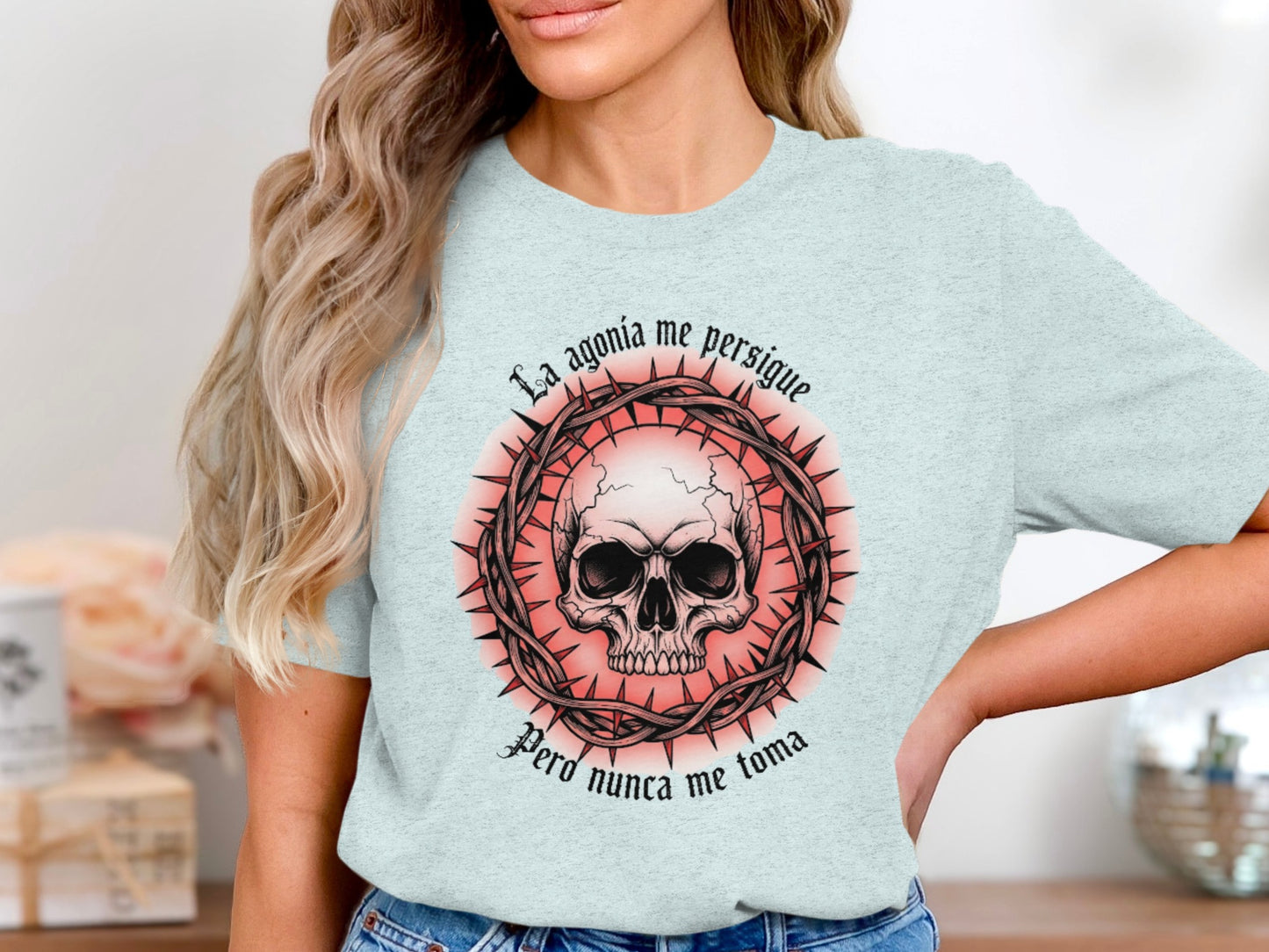 La Agonia Me Persigue Pero Nunca Me Toma Skull product