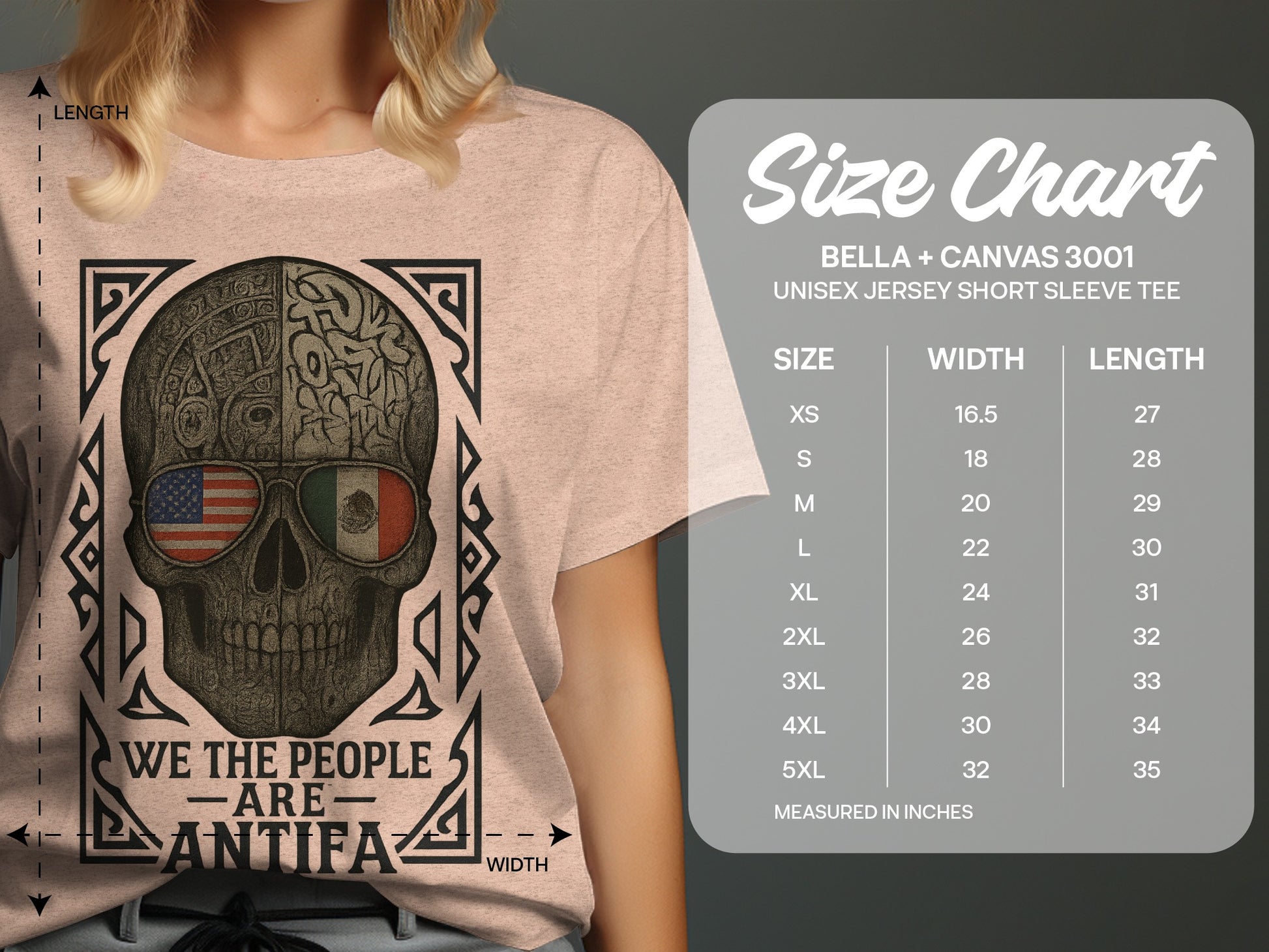 We The People Are Antifa Unisex Jersey Short Sleeve Tee