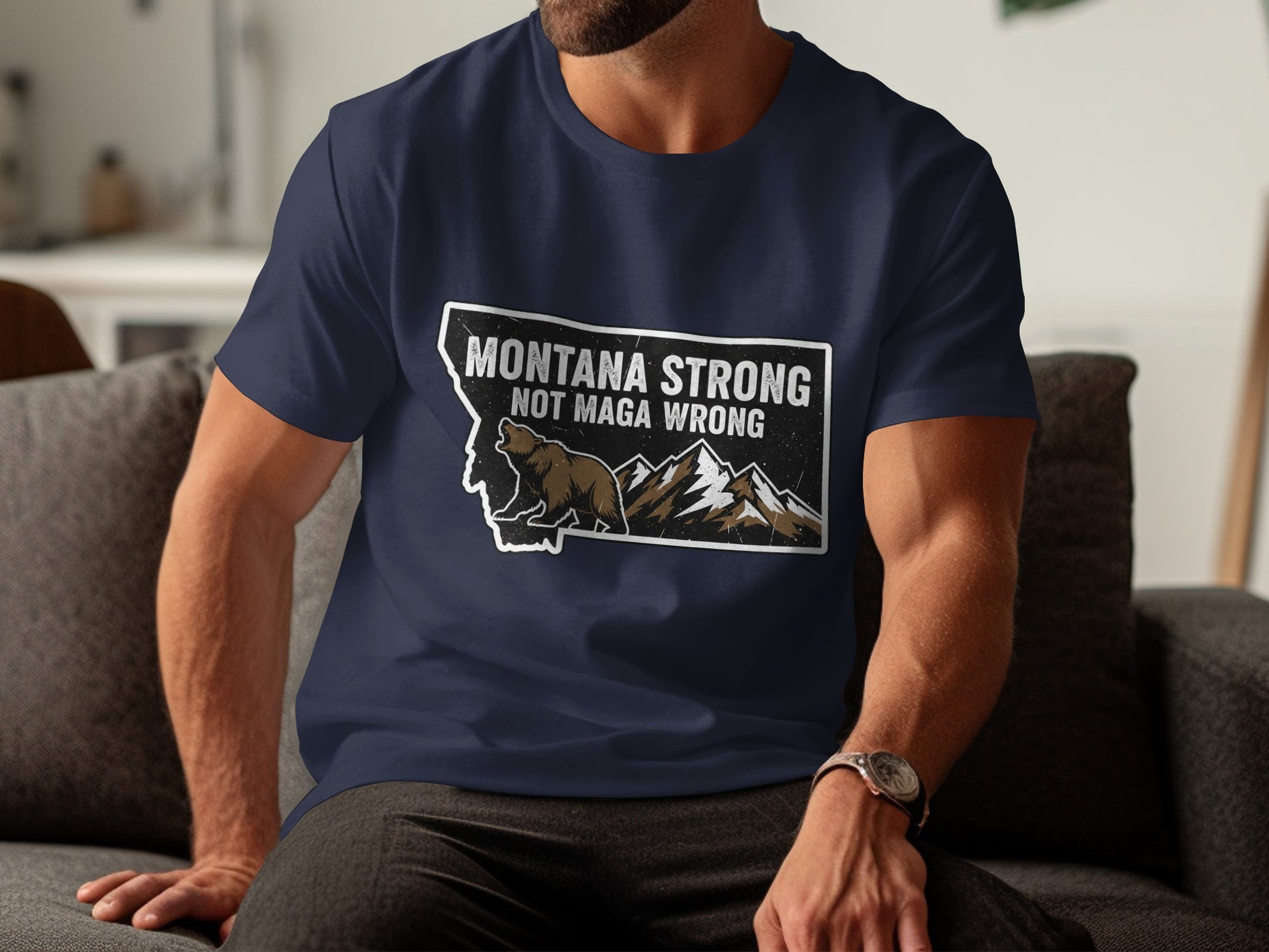 Montana Strong Not Maga Wrong T-shirt product