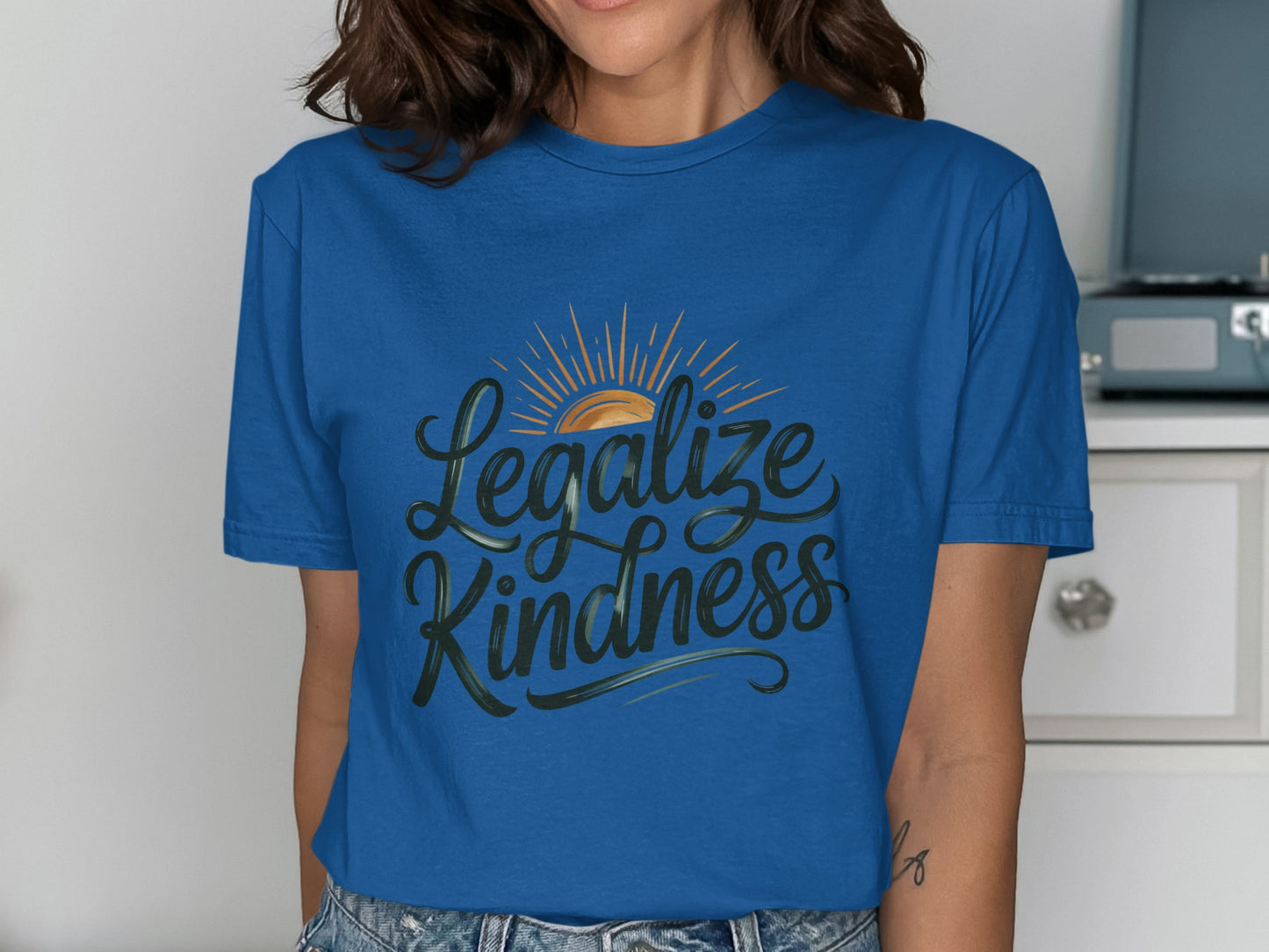 Legalize Kindness Sun Graphic T-shirt product