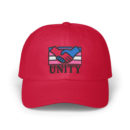 Unity Symbol on Red Hat Fashionable Cap product