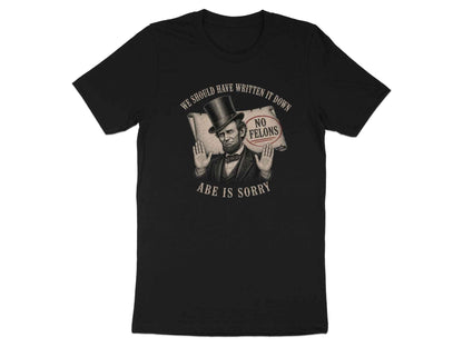 Abe's Regret: Political Satire T-Shirt