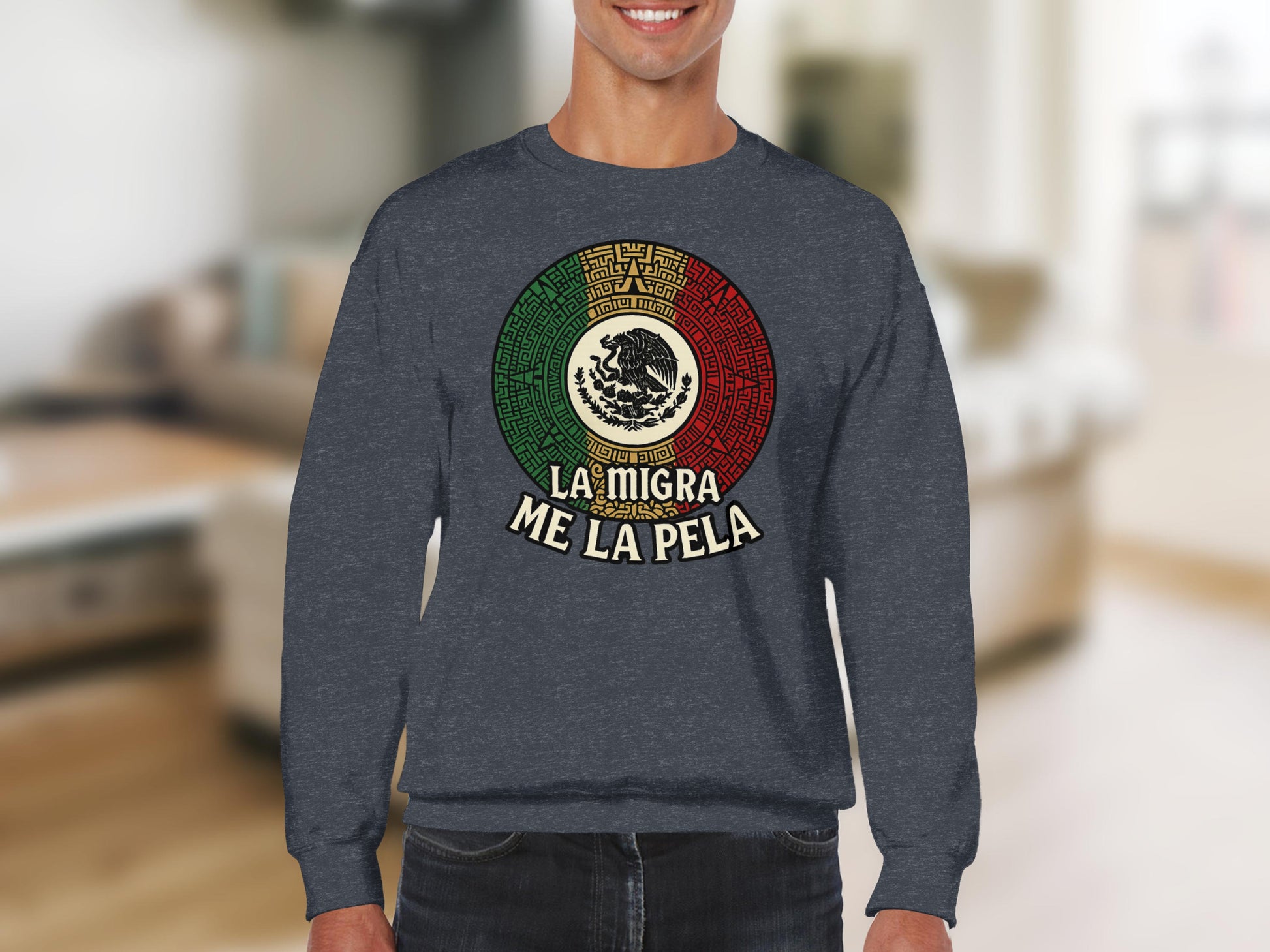 La Migra Me La Pela Graphic Sweatshirt Product