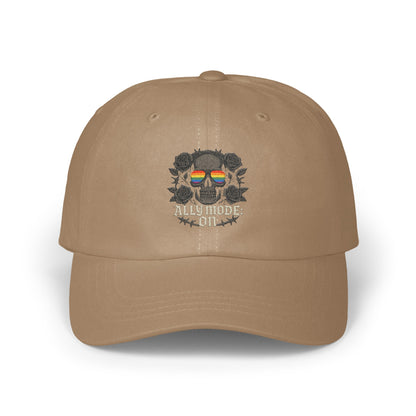 Ally Mode On Hat with Skull and Floral Design product type