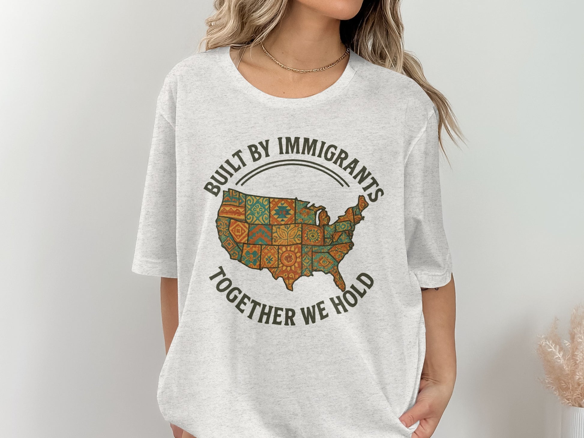 Built By Immigrants Together We Hold T-shirt product