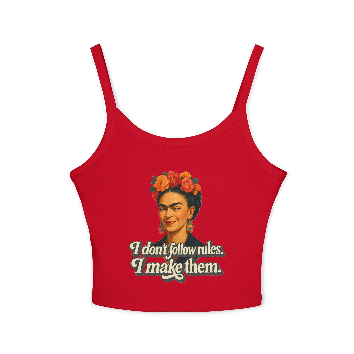 Frida Khalo Inspired Women's Tank Top, Feminist Apparel, Stylish Summer Top, Boho Fashion, Casual Wear, Statement Tee