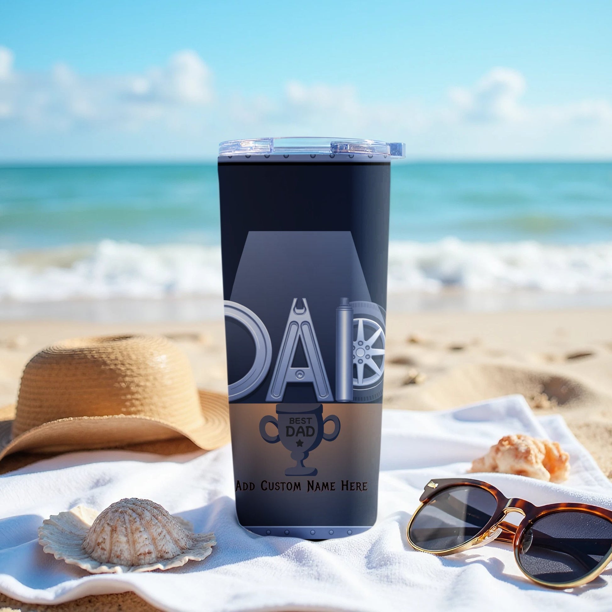 Best Dad Personalized Father's Day Tumbler product