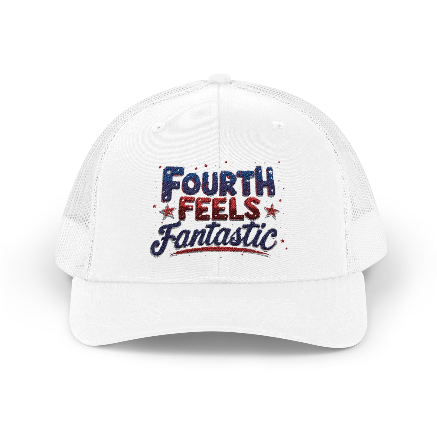 Fourth of July Celebration Snapback Cap - Patriotic Trucker Hat