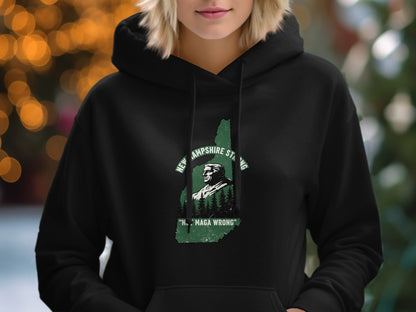 New Hampshire Strong N MAGA Wrong Hoodie product