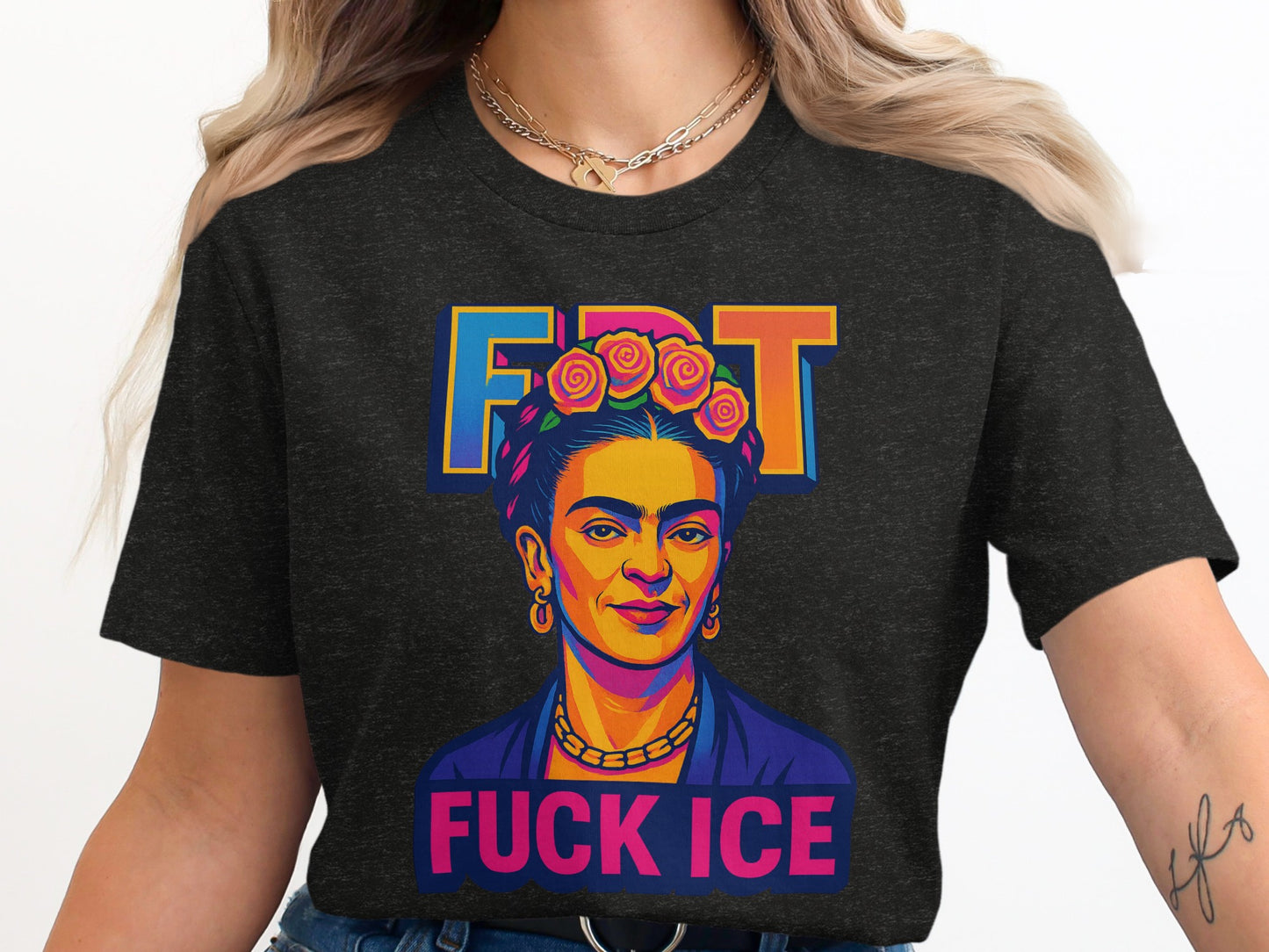 Frida Freezer Statement Graphic Tee Shirt product