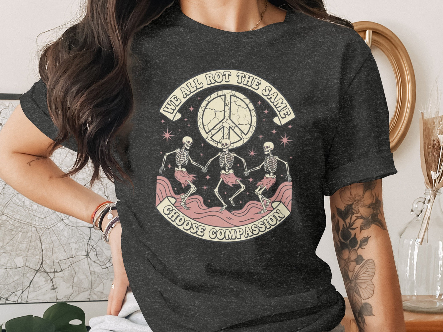 We All Rot The Same Choose Compassion T-shirt product
