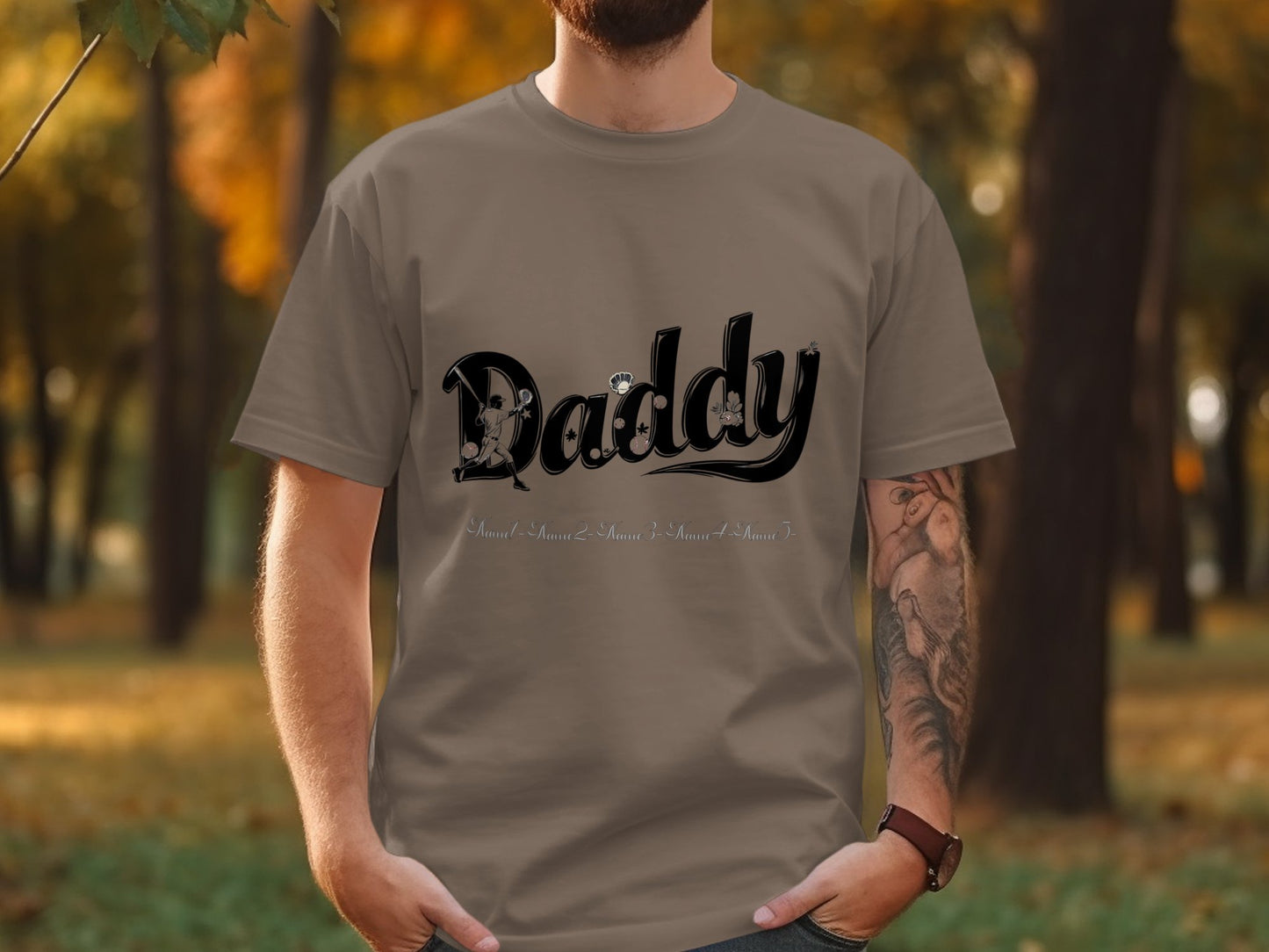 Daddy Themed Graphic Men's Fashion T-Shirt Product