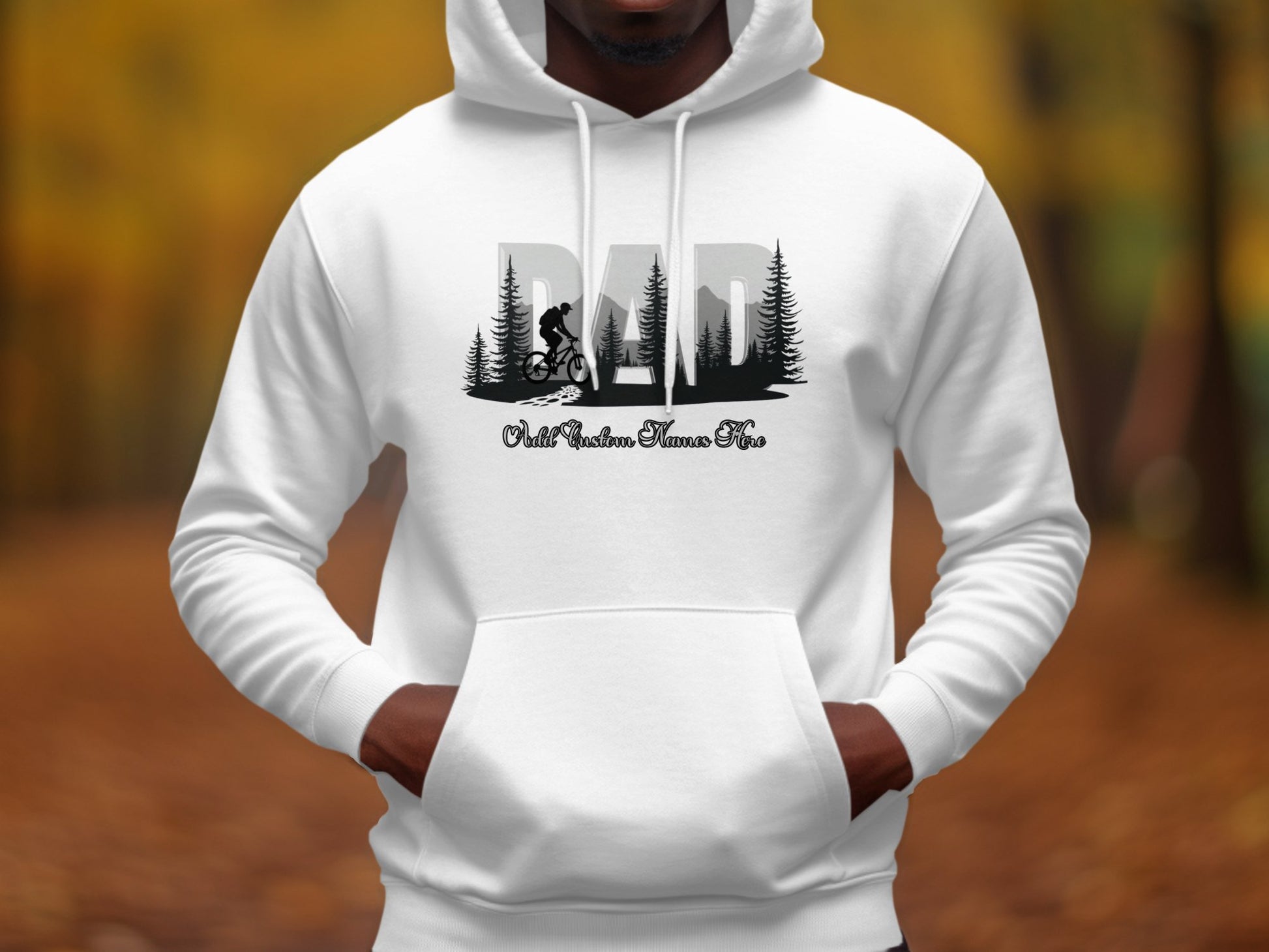 Dad Mountain Biking Outdoor Adventure Hoodie product type