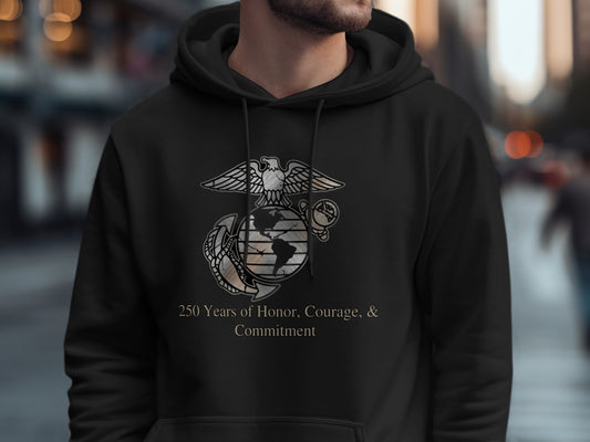 250 Years of Honor Courage and Commitment Hoodie