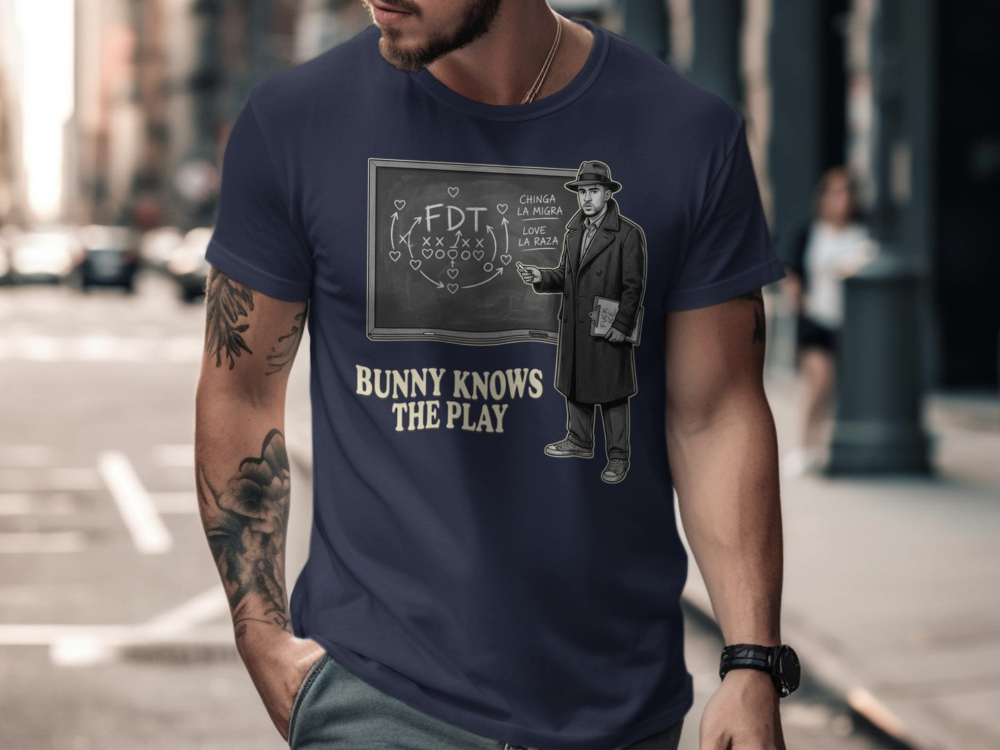 Bunny Knows The Play Graphic T-Shirt for Enthusiasts