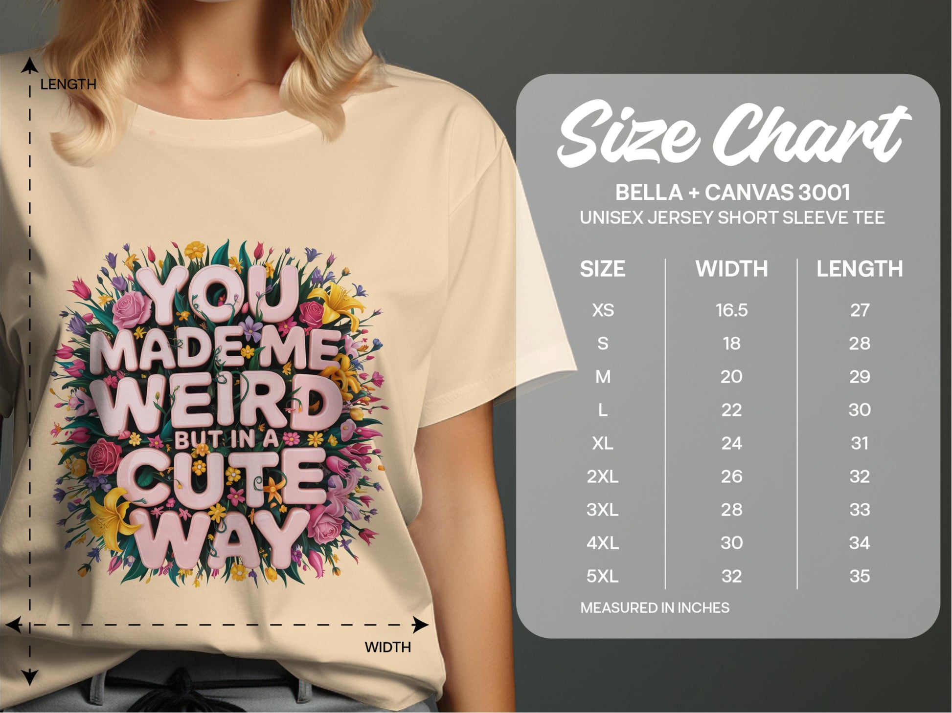 You Made Me Weird But in a Cute Way product type