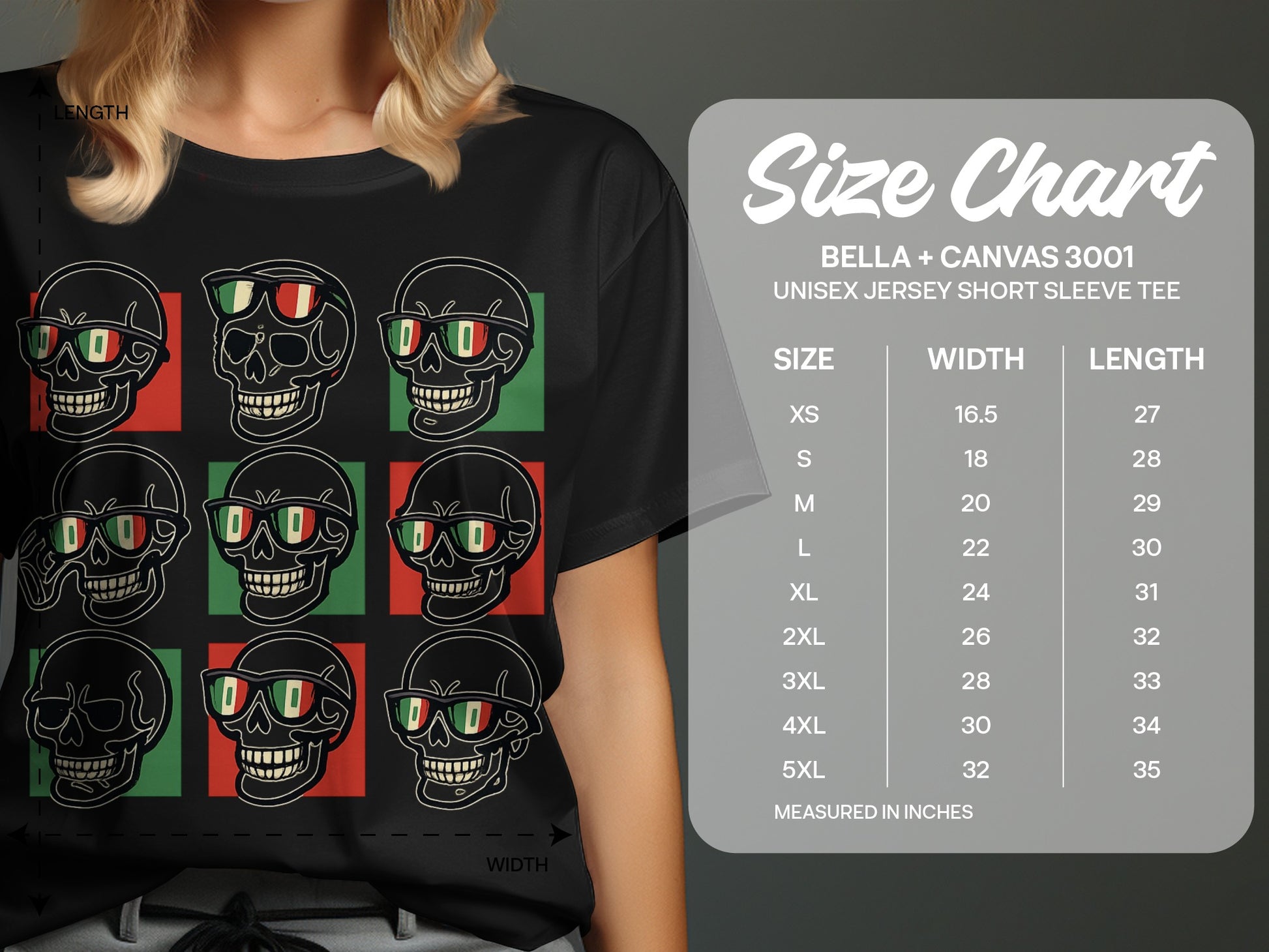 Skull Sunglasses Graphic Unisex Jersey Short Sleeve Tee product