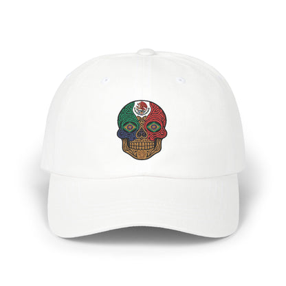 Colorful Skull Dad Cap, Casual Hat, Unique Headwear, Gift for Him, Summer Accessory, Festival Look