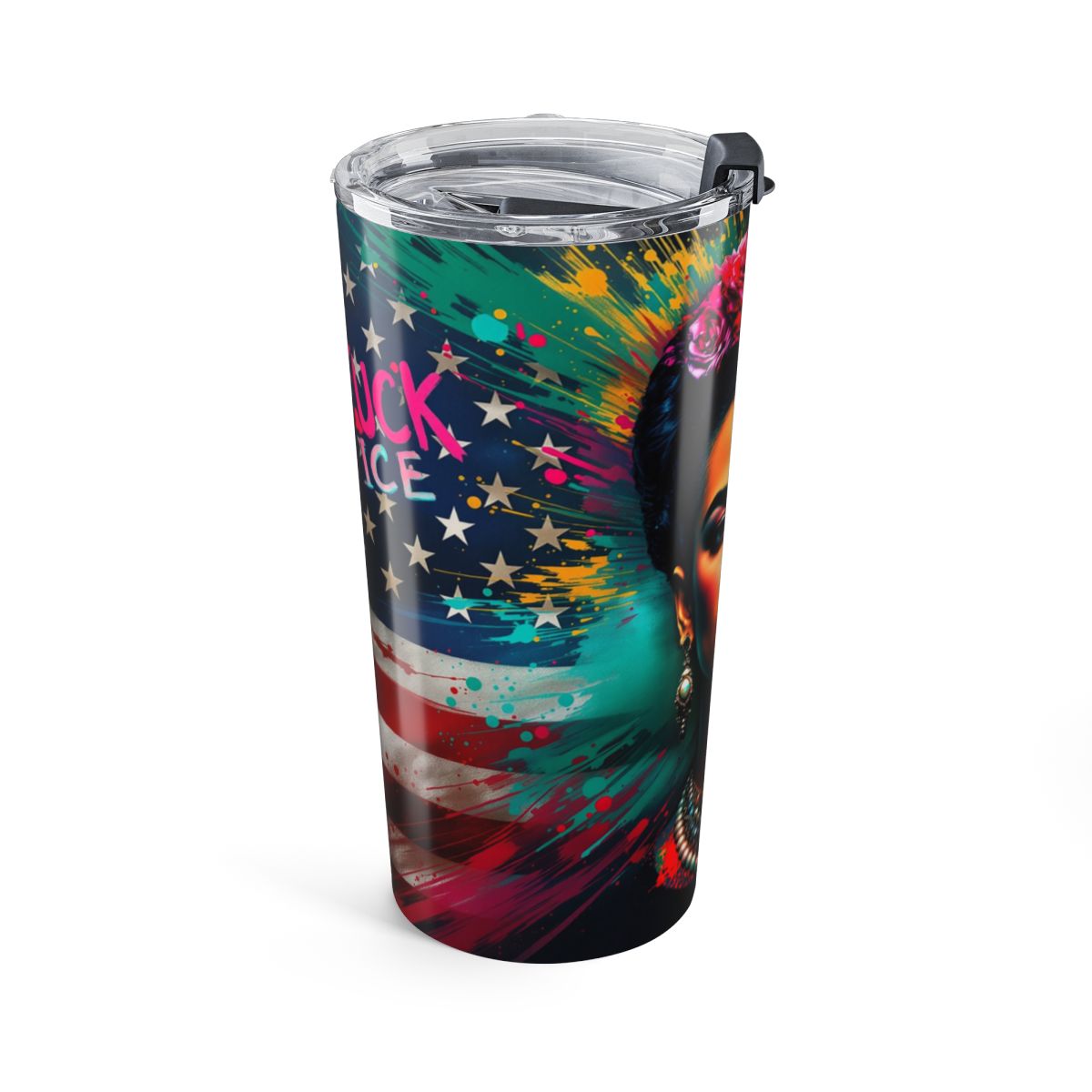 Vibrant Patriotic Tumbler with Colorful Design