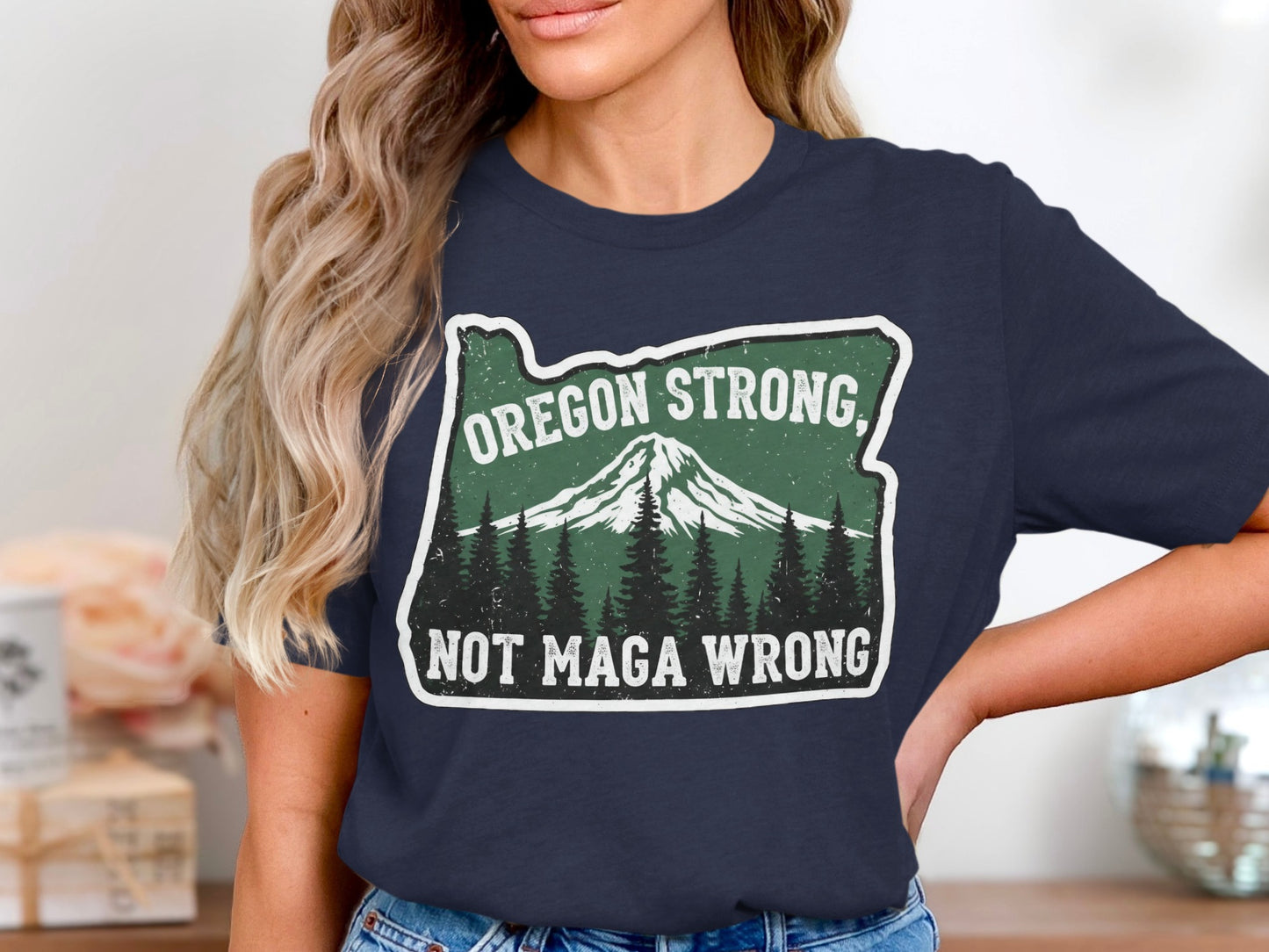 Oregon Strong Not Maga Wrong Graphic Tee product type