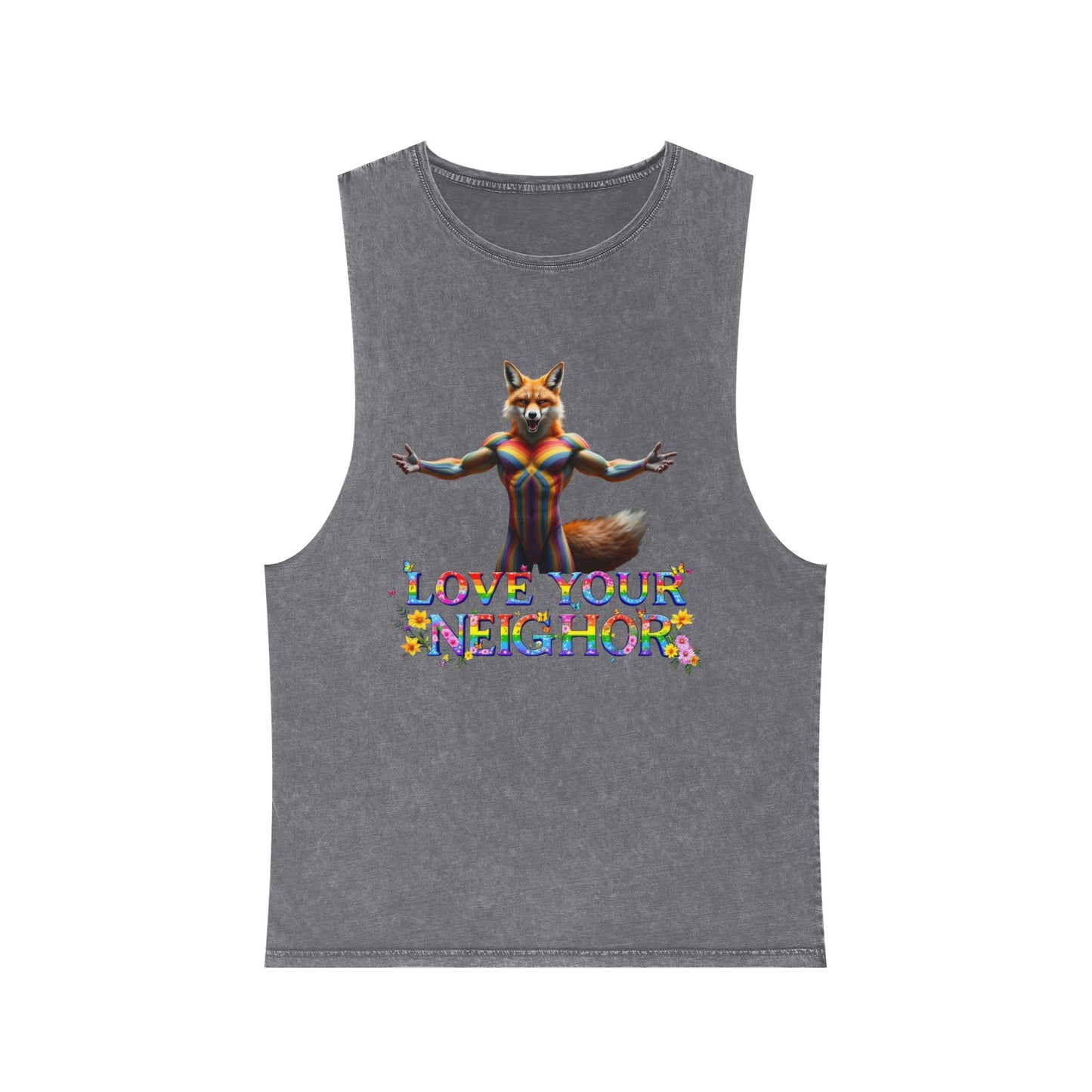 Unisex Stonewash Tank Top