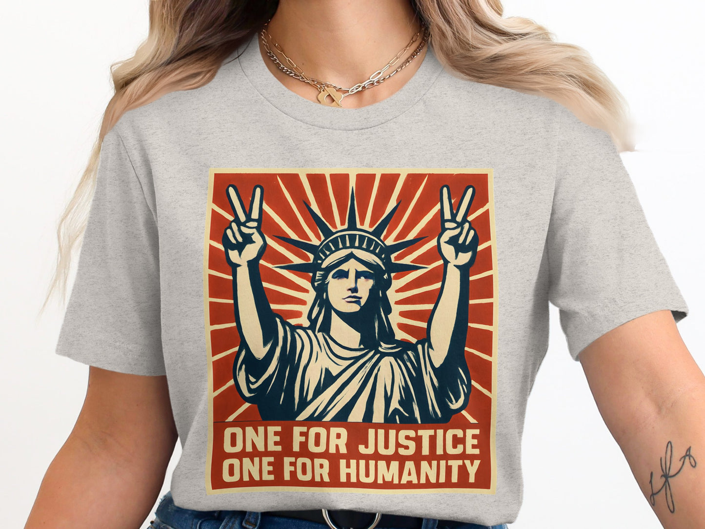 One For Justice One For Humanity Graphic T-shirt product