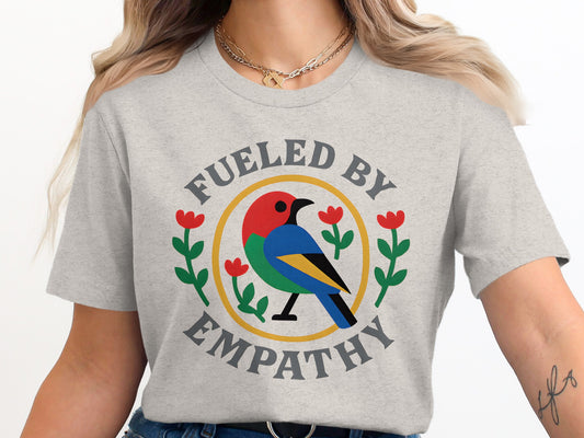 Fueled By Empathy Bird Graphic T-shirt Product