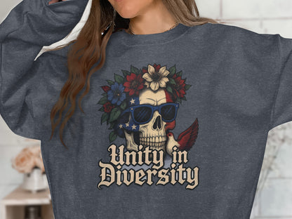 Unity in Diversity Skull Themed Clothing product