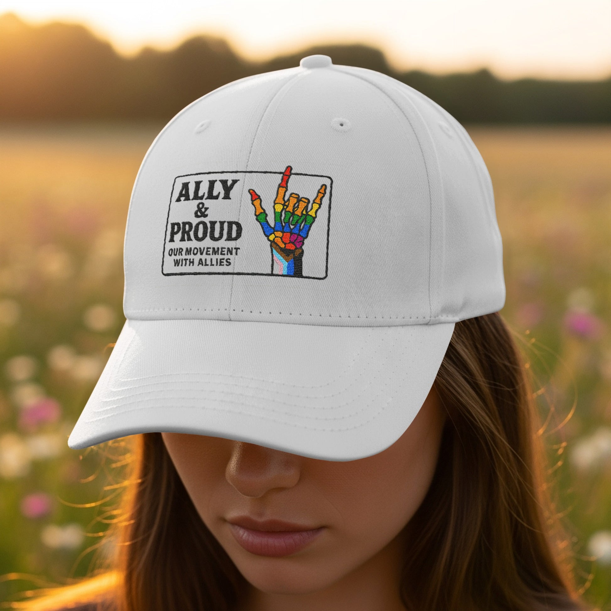 Ally and Proud Our Movement With Allies Hat product type
