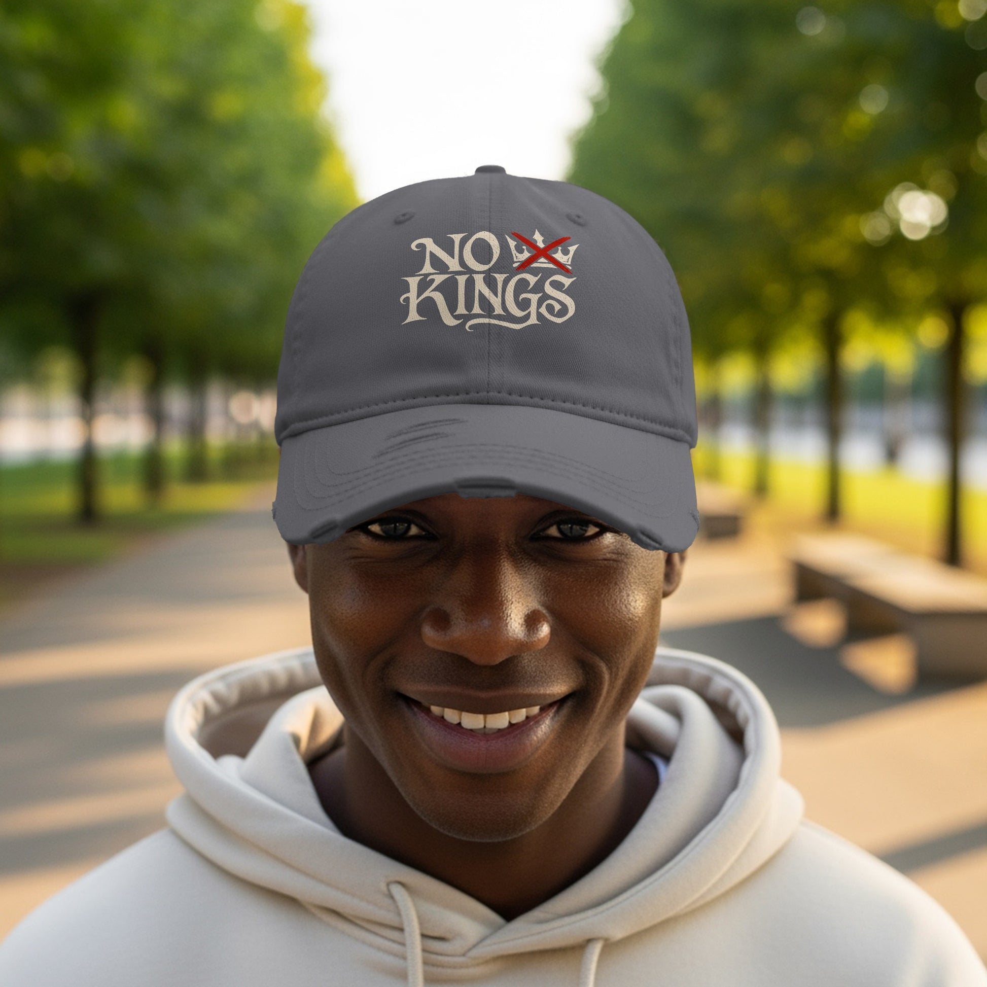 Stylish No Kings Logo Baseball Cap product type