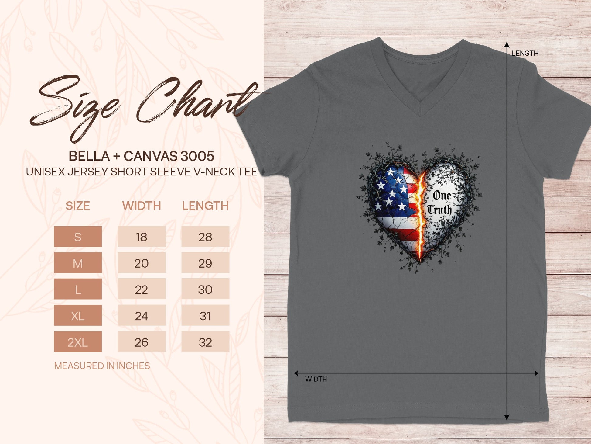 One Truth American Heart Short Sleeve Product