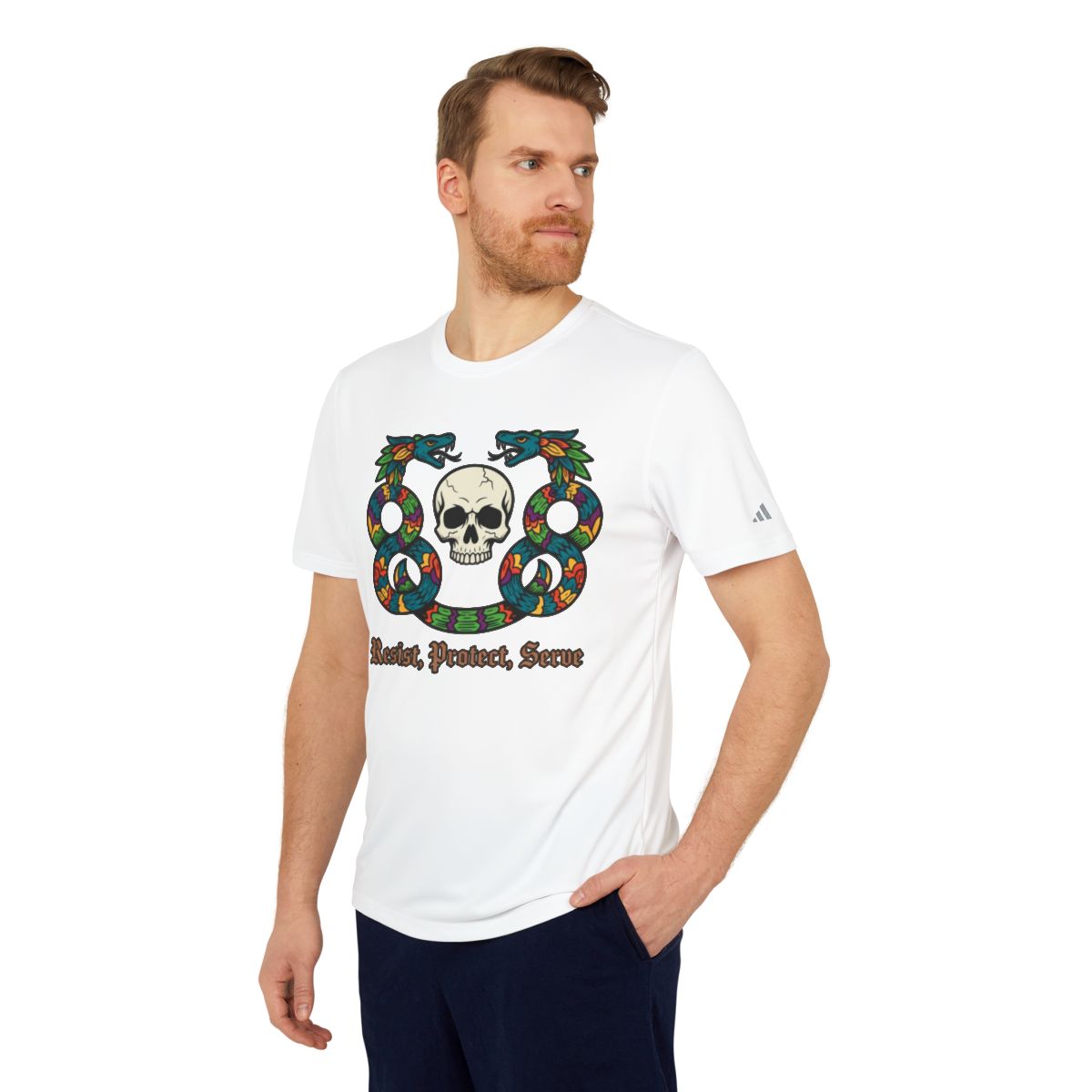 Custom White Shirt with Unique Printed Graphic Image