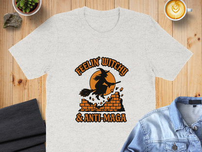 Feelin' Witchy Anti-Maga Graphic Printed T-shirt product