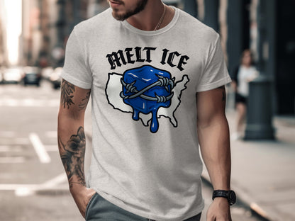Melt Ice Graphic T-Shirt for Casual Wear Clothing product