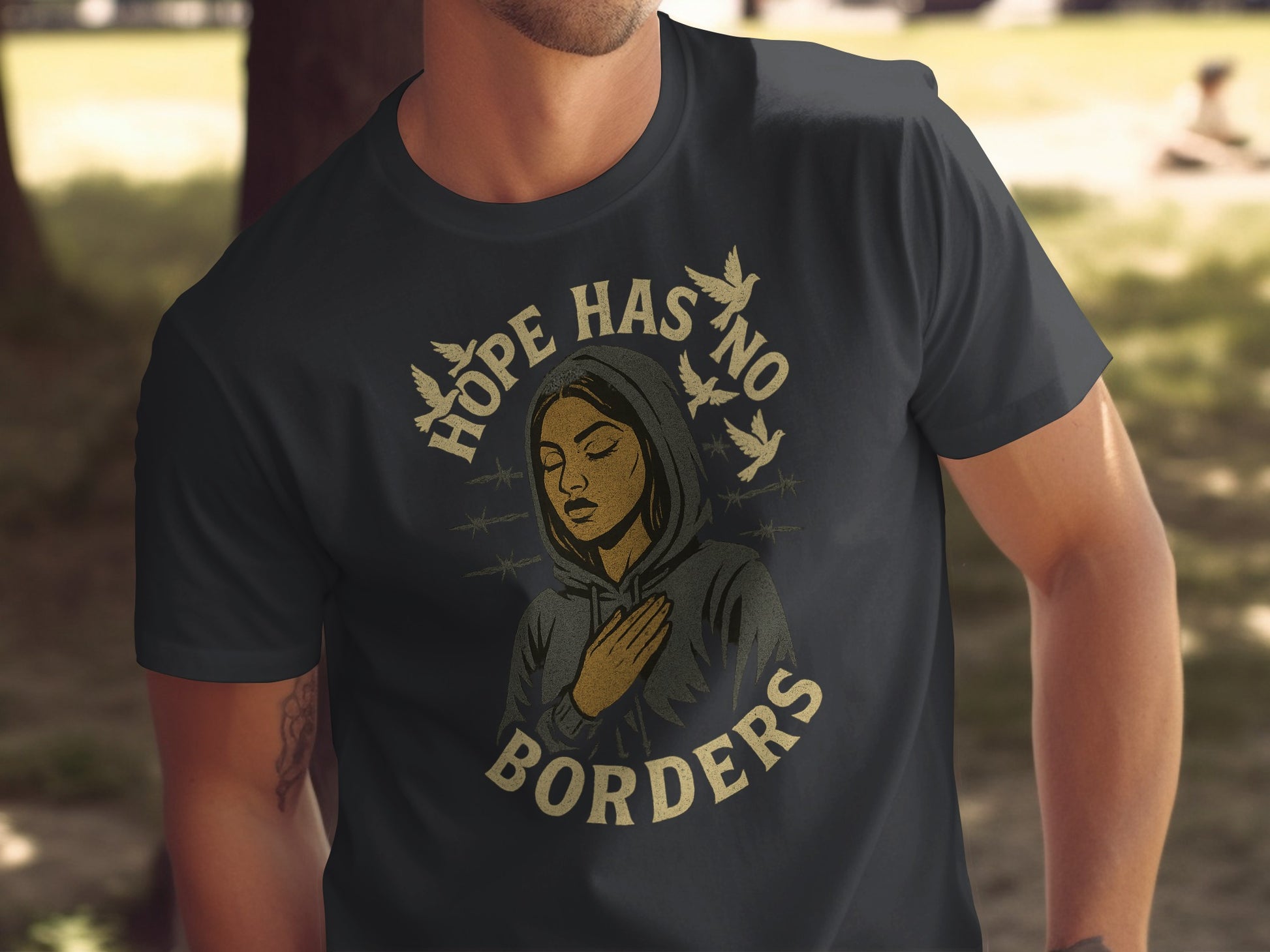 Hope Has No Borders Motivational T-Shirt product