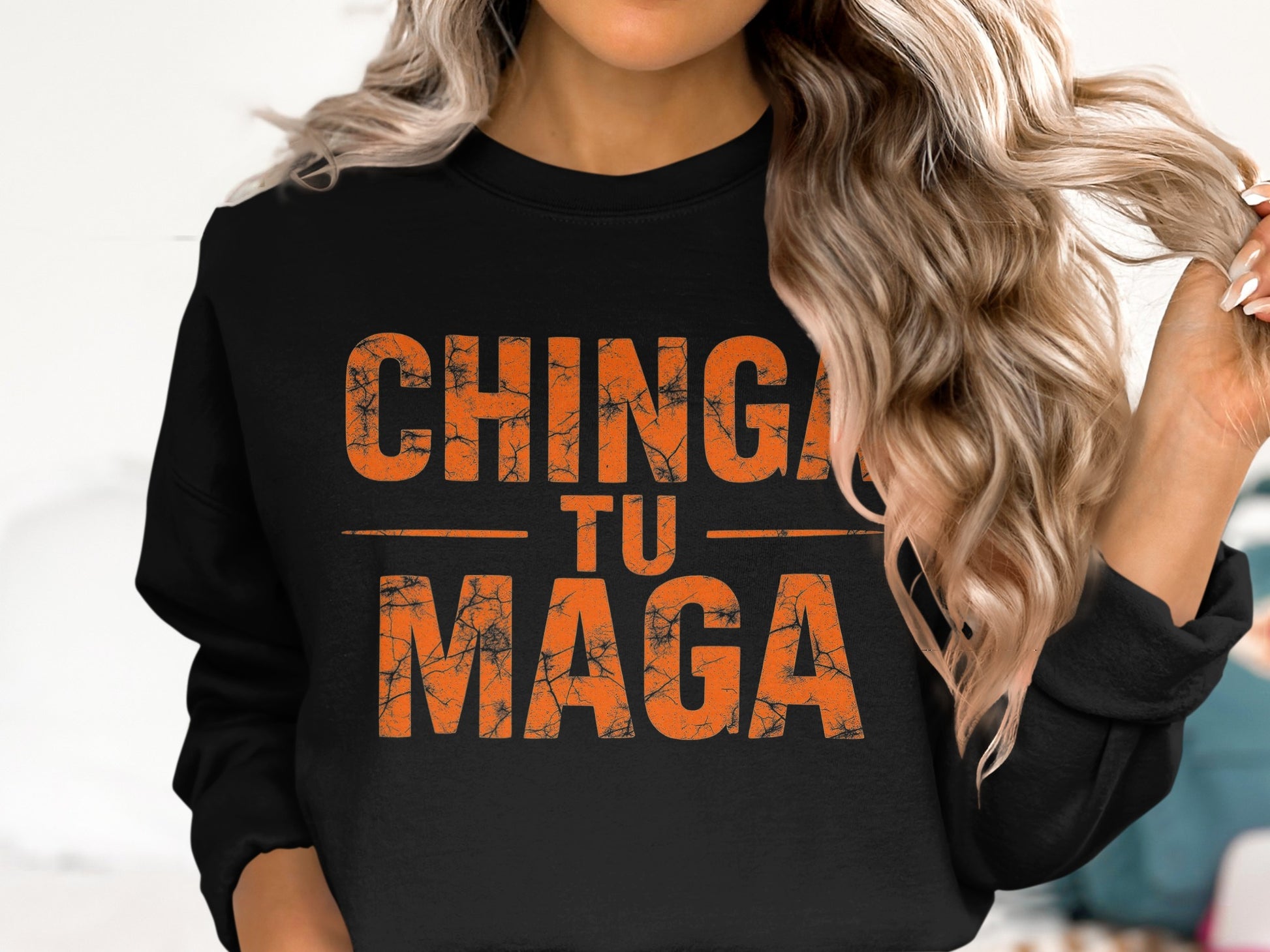 Chinga Tu Maga Stylish Graphic Sweatshirt