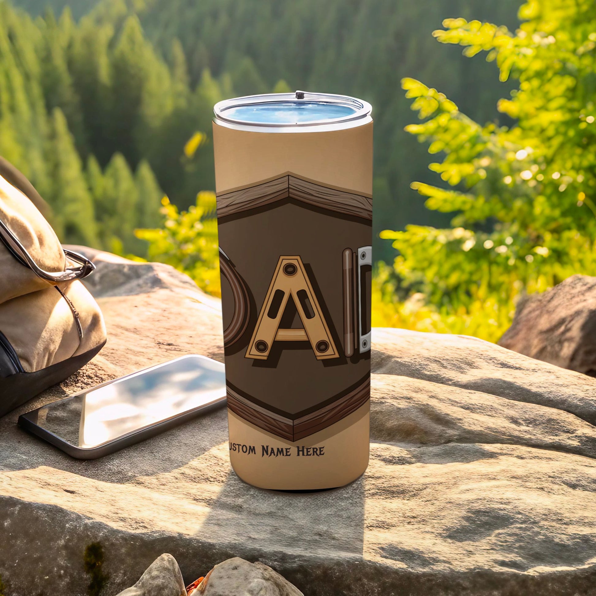 Personalized Cylinder Shaped Travel Beverage Holder product