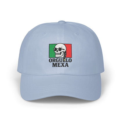 Orgullo Mexa Skull Design Light Blue Cap product type