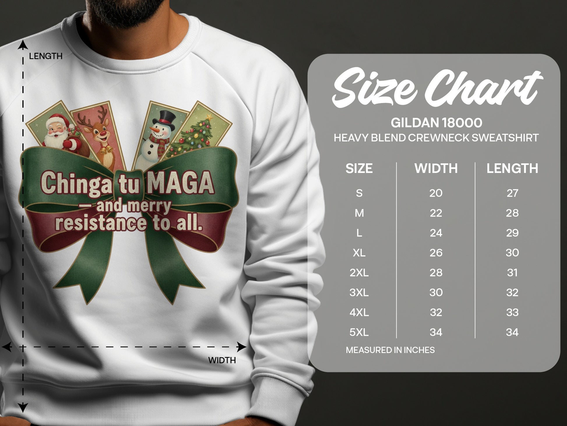 Chinga tu MAGA and merry resistance sweatshirt